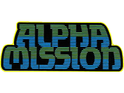 Alpha Mission logo for NES